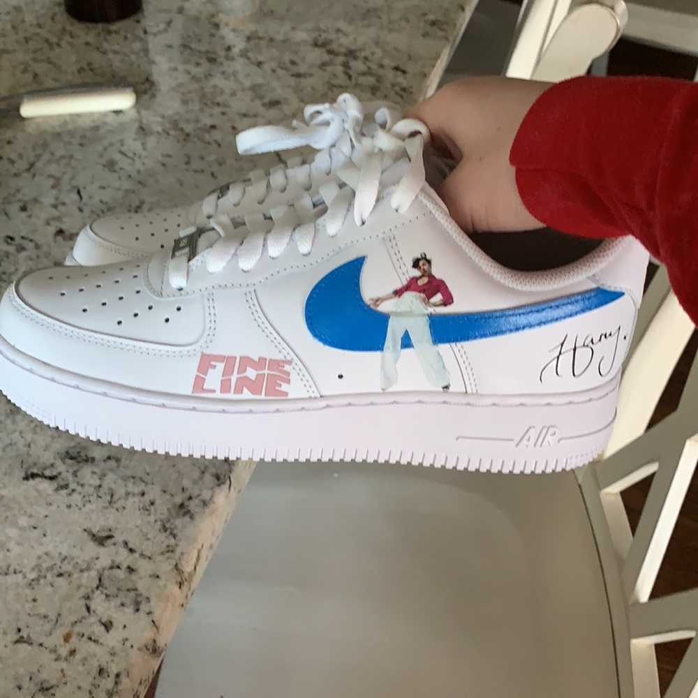 Harry styles Air Force ones CUSTOM brand new